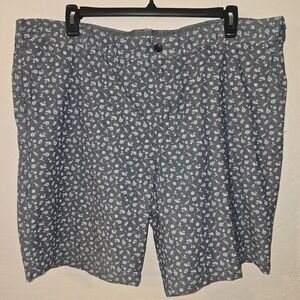 NEW Men's Izod Saltwater Shorts 42 Dockside Classic Fit Stretch Tropical Boats